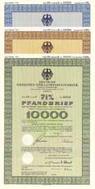 Deutsche Siedlungs- und Landesrentenbank (3 St�cke)