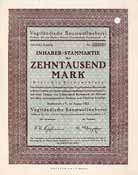 Vogtl�ndische Baumwollweberei Go�ner & von Haller AG