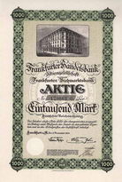 Frankfurter Handelsbank AG vorm. Frankfurter Viehmarktsbank