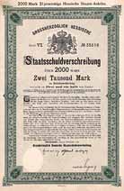 Grossherzogtum Hessen (VI. Anleihe für Eisenbahnzwecke)