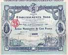 Soci�t� des �tablissements Voss S.A.