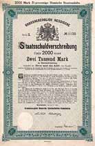 Grossherzogtum Hessen (I. Nebenbahnen-Anleihe)
