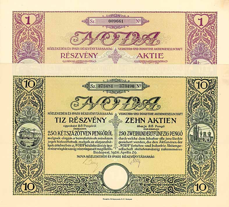 Nova Verkehrs- und Industrie AG (2 St�cke)