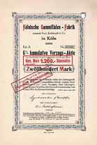 Klnische Gummifden-Fabrik vorm. Ferd. Kohlstadt & Co.