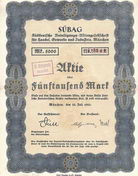 SBAG Sddeutsche Beteiligungs-AG fr Handel, Gewerbe und Industrie