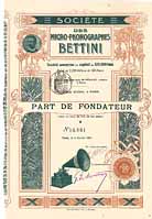 Soc. des Micro-Phonograph Bettini