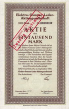 Elektro-Osmose-Leder-AG (umgest. auf 20 RM)