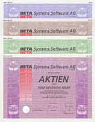 BETA Systems Software AG (4 versch. Stcke)