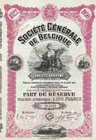 Soci�t� G�n�rale de Belgique S.A.