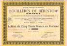 S.A. Franco-Russe des Houillres de Brestow Krinka