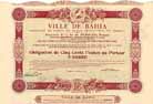 Ville de Bahia Emprunt Or 5 % 1912