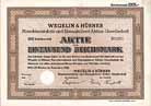 Wegelin & H�bner Maschinenfabrik und Eisengiesserei AG